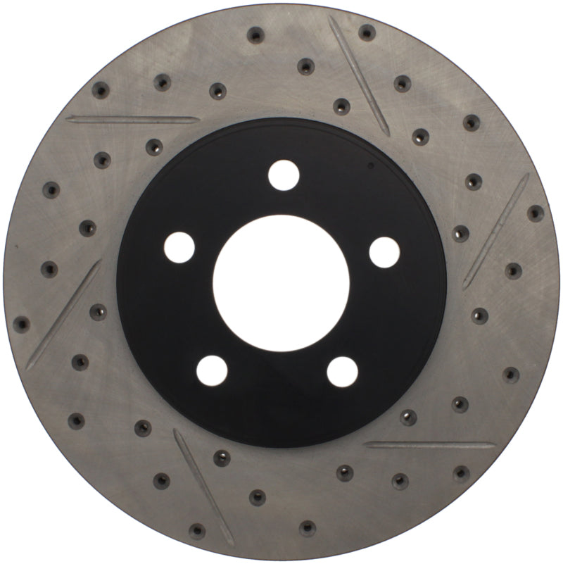 StopTech 03-09 Lincoln Town Car / 03-09 Mercury Grand Marquis Front Left Slotted & Drilled Rotor Stoptech
