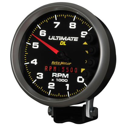 Autometer 5 inch Ultimate DL Playback Tachometer 9000 RPM - Black 6896