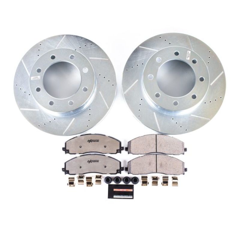 Power Stop 13-19 Ford F-250 Super Duty Front Z36 Truck & Tow Brake Kit - eliteracefab.com