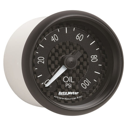 Autometer GT Series 52mm Mechanical 0-100 psi Oil Pressure Gauge 8021