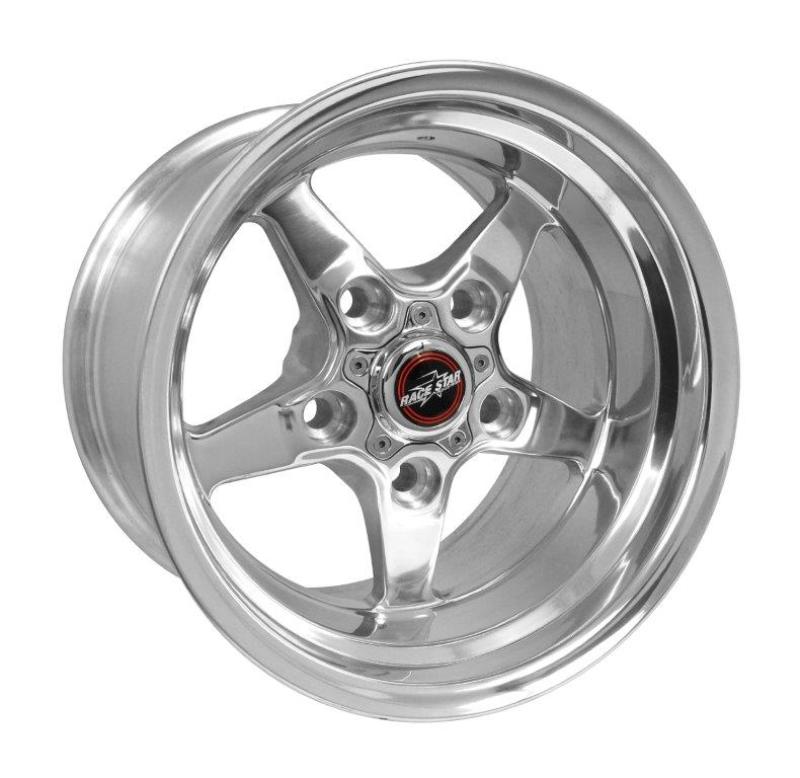 Race Star 92 Drag Star 15x10.00 5x135bc 5.25bs Direct Drill Polished Wheel - eliteracefab.com