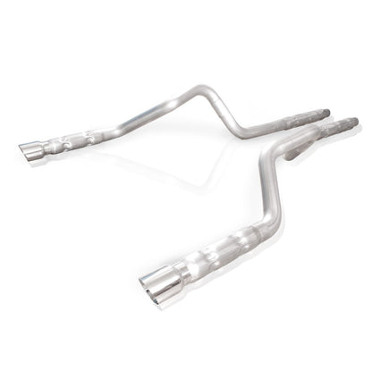 Stainless Works 2011-14 Mustang GT/2011-2012 Shelby GT500 3in Catback Retro Chambered Mufflers Stainless Works