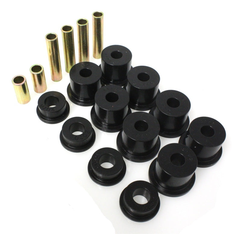 Energy Suspension 80-98 Ford F250/F350 4WD w/ 2 inch ID Black Front Spring Bushing Set - eliteracefab.com