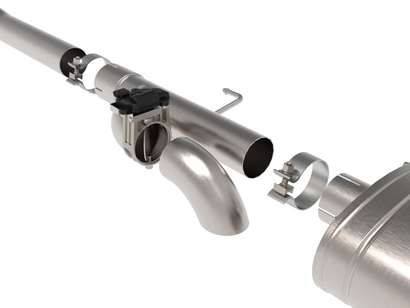 aFe Gemini XV 3in 304 SS Cat-Back Exhaust 15-20 Ford F-150 V6 2.7L/3.5 w/ Polished Tips aFe