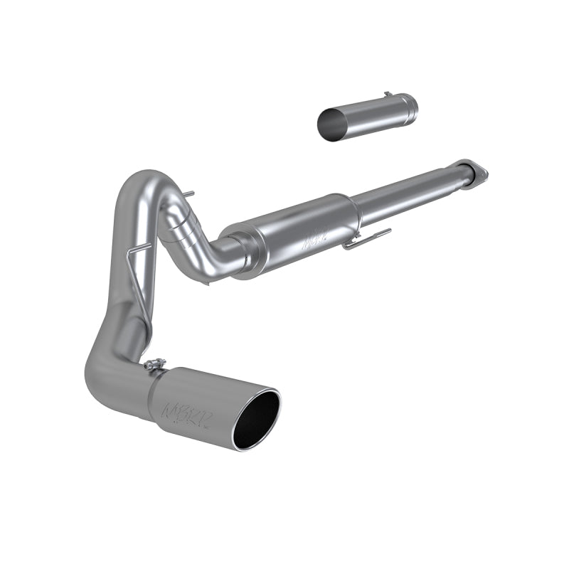 MBRP 2015 Ford F-150 2.7L / 3.5L EcoBoost 4in Cat Back Single Side T409 Exhaust System - eliteracefab.com