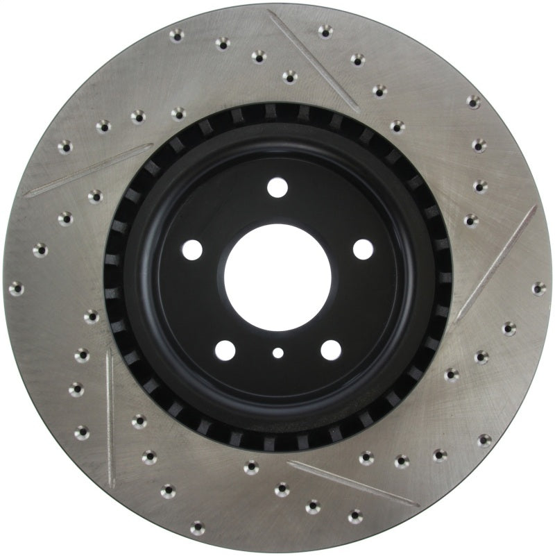 StopTech Slotted & Drilled Sport Brake Rotor - eliteracefab.com