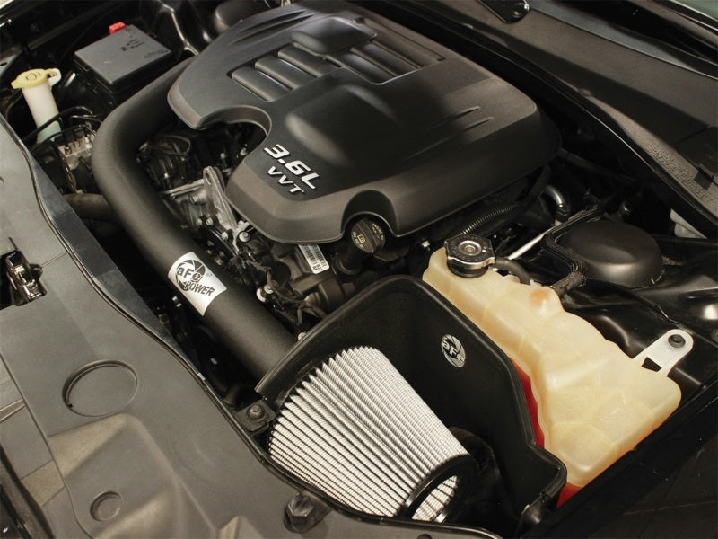 aFe MagnumFORCE Intakes Stage-2 Pro DRY S 11-13 Dodge Challenger/Charger/Chrysler 300 V6 3.6L (blk) - eliteracefab.com