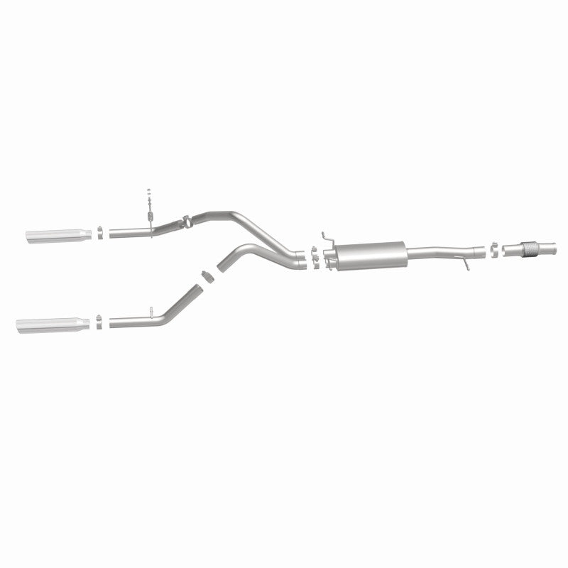 Magnaflow 14 Chev Silverado V8 5.3L SC Cab Dual Split Rear Exit SS Cat Back Perf Exhaust Magnaflow
