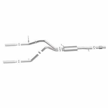 Magnaflow 14 Chev Silverado V8 5.3L SC Cab Dual Split Rear Exit SS Cat Back Perf Exhaust Magnaflow