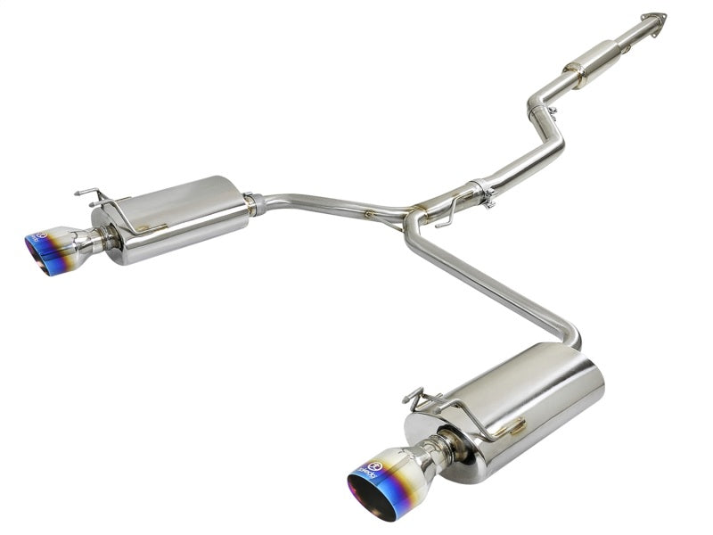 aFe Takeda 2.5-1.75in 304 SS Cat-Back Exhaust System 13-17 Honda Accord LX / EX / EX-L L4-2.4L aFe