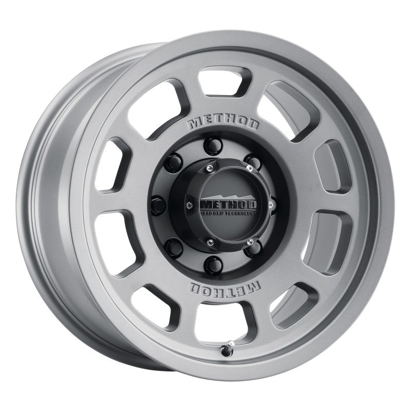 Method MR705 17x8.5 0mm Offset 8x6.5 130.81mm CB Titanium Wheel - eliteracefab.com