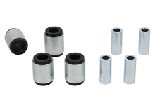 Load image into Gallery viewer, Whiteline 89-94 Nissan 240SX S13 / 90-96 Nissan 300zx Z32 Rear Lower Inner Control Arm Bushing Kit - eliteracefab.com