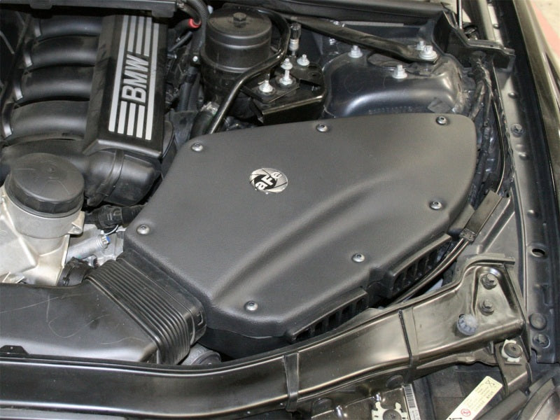 aFe MagnumForce Stage 2 Si Intake System Pro 5 R Black 06-12 BMW 3 Series E9x L6 3.0L Non-Turbo - eliteracefab.com