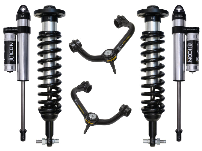 ICON 2015+ Ford F-150 2WD 0-3in Stage 3 Suspension System w/Tubular Uca - eliteracefab.com