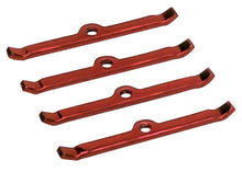 Load image into Gallery viewer, Moroso Chevrolet Small Block Valve Cover Hold Downs - Steel - Red Powder Coat - Set of 4