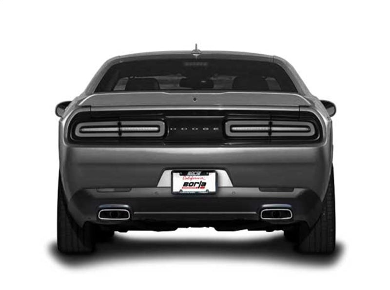 Borla 15-16 Dodge Challenger R/T 5.7L Dual Rectangle Angle Cut Dual Split Rear Exit S-Type Exhaust - eliteracefab.com