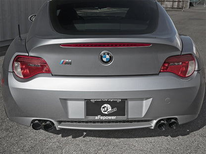 aFe MACH Force-Xp 2-1/2in 304 SS Cat-Back Exhaust w/ Black Tips 05-08 BMW Z4 M Coupe (E86) L6 3.2L - eliteracefab.com