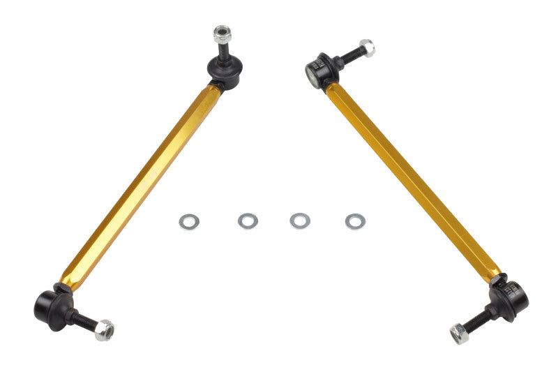 Whiteline 02-06 R53 & 06+ R56 Mini Cooper S Front Swaybar link kit-adjustable ball end links - eliteracefab.com