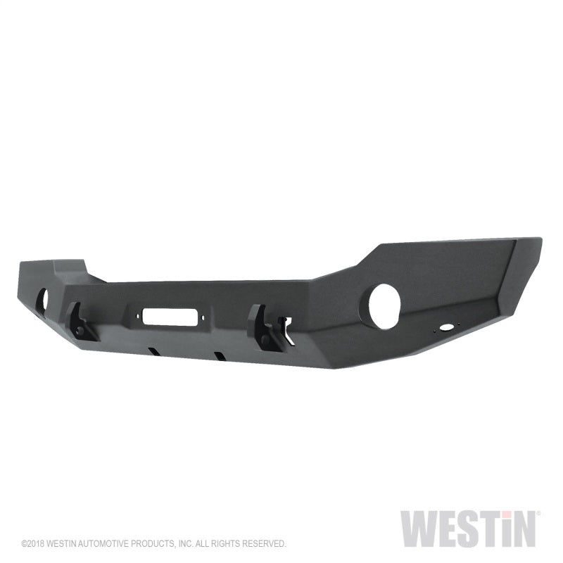 Westin 18-20 Jeep Wrangler JL WJ2 Full Width Front Bumper - Textured Black - eliteracefab.com