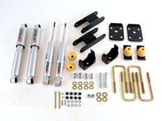 Belltech 2015 GM Colorado/Canyon Ext Cab Short Bed Lowering Kit w/ND II Shocks - 0-3in F/4in R Drop - eliteracefab.com