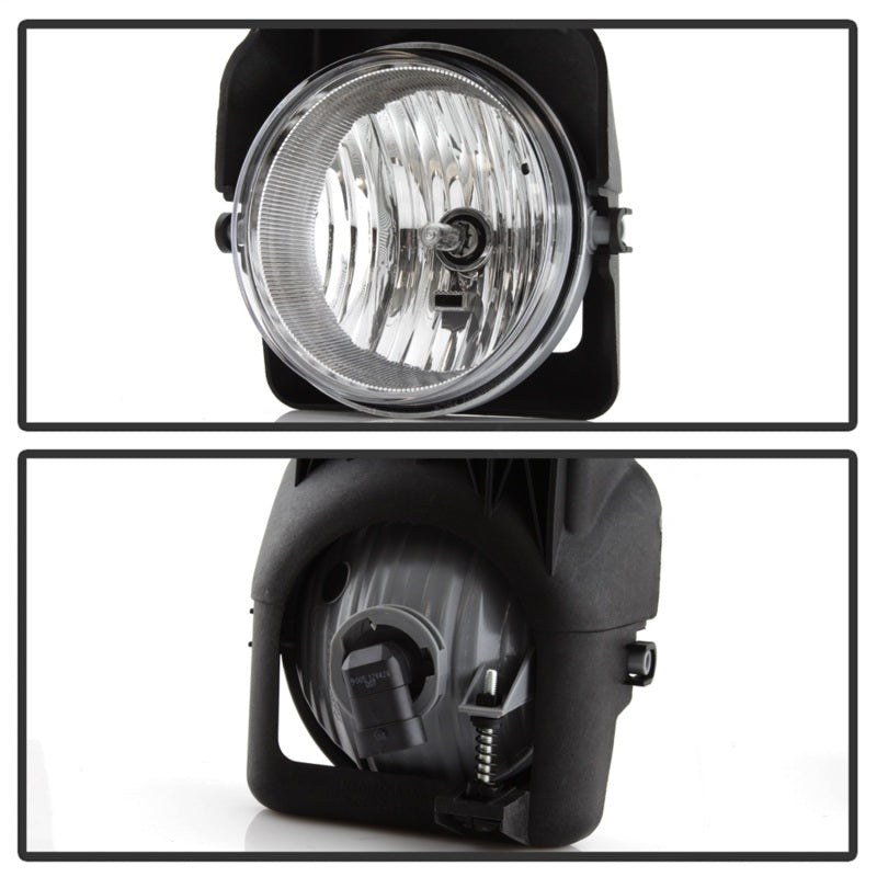 Spyder GMC Sierra 1500/2500 03-06/Sierra 1500HD/2500HD 03-06 OEM Fog Lightswo/switch Clear FL-GS03-C - eliteracefab.com