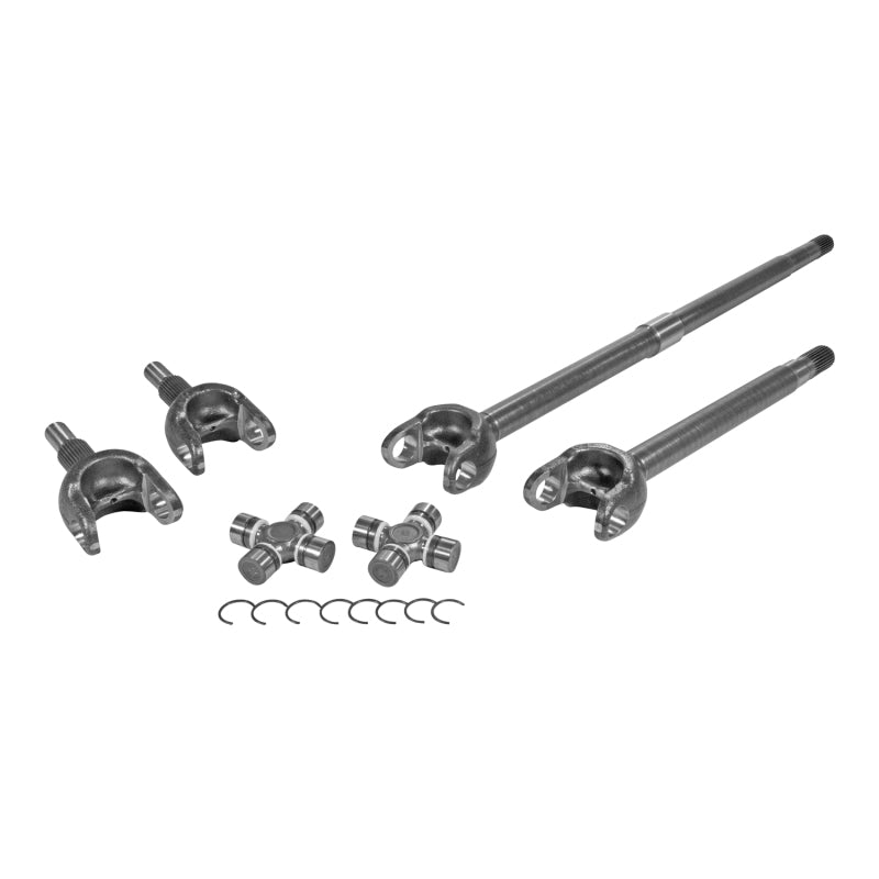 Yukon Gear Front 4340 Chromoly Axle Kit For Jeep JL Dana 30 27 Spline FAD Del. w/1350 (7166) Joints Yukon Gear & Axle