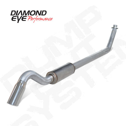 Diamond Eye 4in AL TURBO BACK SGL DUMP OUT 94-02 DODGE INCLUDING TIP Diamond Eye Performance