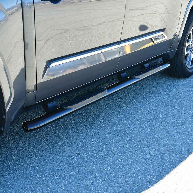 Westin 2022 Toyota Tundra CrewMax PRO TRAXX 4 Oval Nerf Step Bars - Black Westin