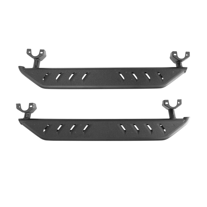 Westin/Snyper 07-17 Jeep Wrangler Triple Tube Rock Rail Steps - Textured Black - eliteracefab.com