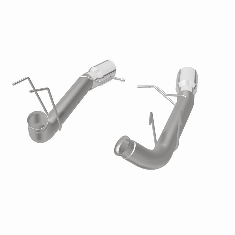 MagnaFlow 13 Ford Mustang Dual Split Rear Exit Stainless Axle-Back Cat Back Exhaust (Competition) Magnaflow
