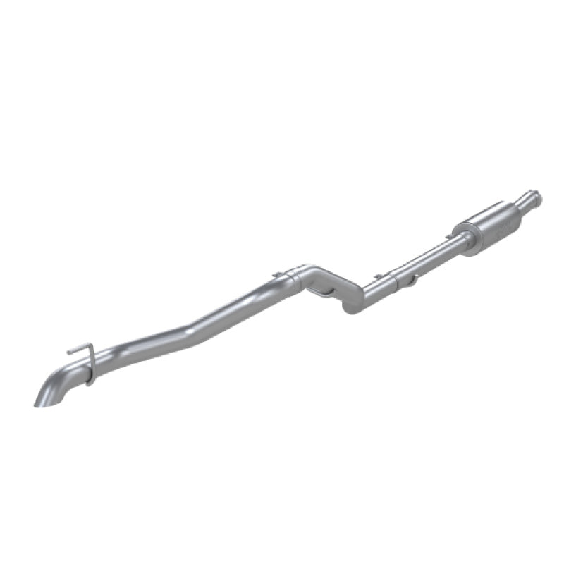 MBRP 2020 Jeep Gladiator 3.6L 2.5in Single Rear Exit Cat Back Exhaust - Aluminized (Off-Road) - eliteracefab.com