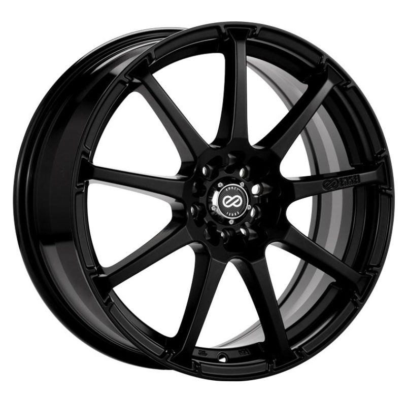 Enkei EDR9 17x8 5x105/110 38mm Offset 72.6 Bore Diameter Black Paint Wheel Enkei
