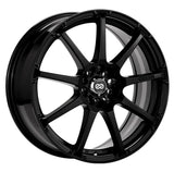 Enkei EDR9 18x7.5 5x105/110 38mm Offset 72.6 Bore Dia Matte Black Wheel