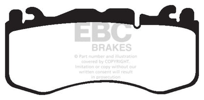 EBC 12+ Aston Martin Vantage 4.7 Yellowstuff Front Brake Pads - eliteracefab.com