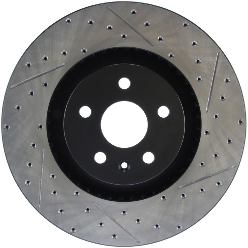 StopTech Drilled & Slotted Left Sport Brake Rotor for 2009 Cadillac CTS-V - eliteracefab.com