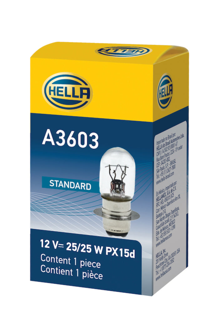 Hella Bulb 3603 12V 25/25W Px15D T6