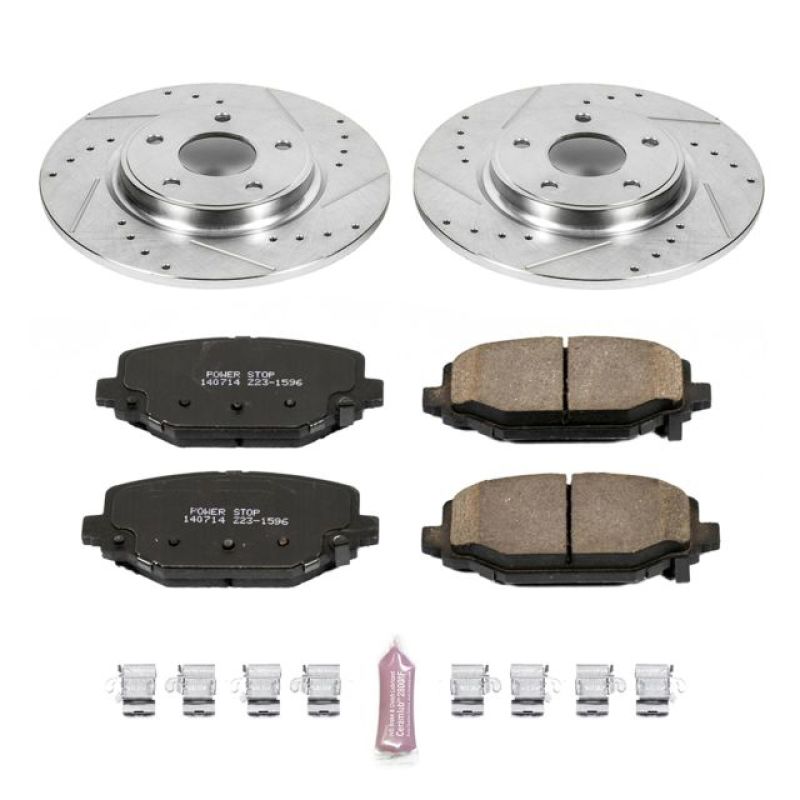 Power Stop 12-16 Chrysler Town & Country Rear Z23 Evolution Sport Brake Kit - eliteracefab.com