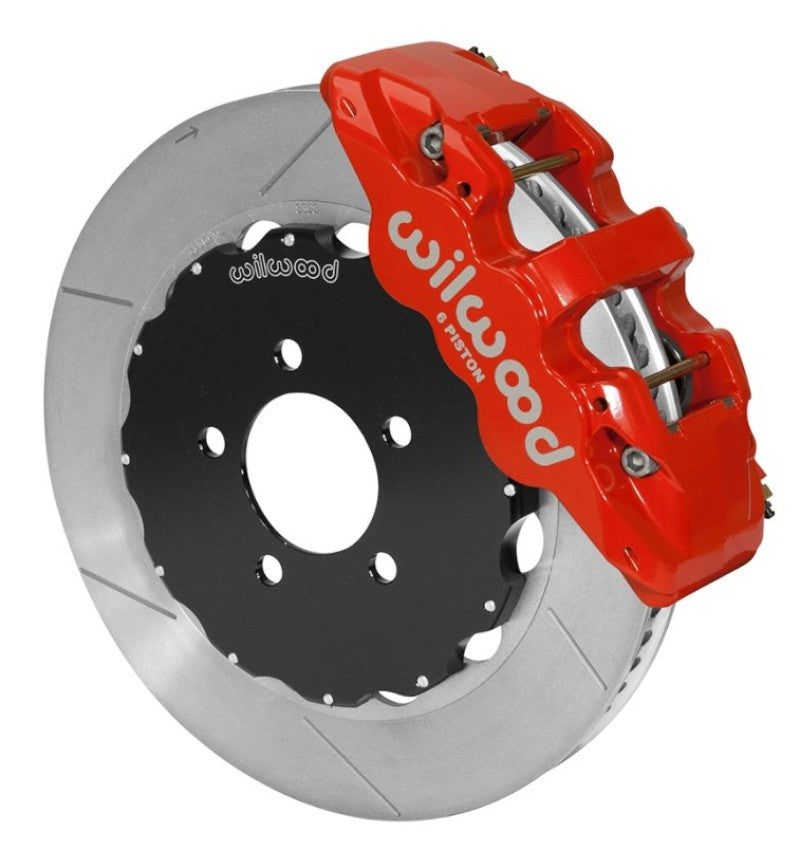 Wilwood AERO6 Front Big Brake Kit 14.00in Red 03-11 Crown Victoria Wilwood