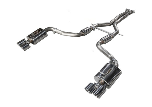 AWE Tuning Panamera 2/4 Track Edition Exhaust (2011-2013) - w/Chrome Silver Tips AWE Tuning