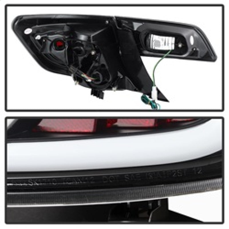 Spyder Toyota Camry 12-14 Light Bar LED Tail Lights Black ALT-YD-TC12-LBLED-BK - eliteracefab.com