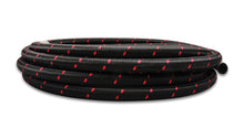Load image into Gallery viewer, Vibrant -10 AN Two-Tone Black/Red Nylon Braided Flex Hose (10 foot roll) - eliteracefab.com