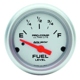 AutoMeter GAUGE; FUEL LEVEL; 2 1/16in.; 0OE TO 90OF; ELEC; ULTRA-LITE