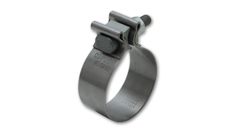 Vibrant SS Accuseal Exhaust Seal Clamp for 2.25in OD Tubing (1in wide band) - eliteracefab.com