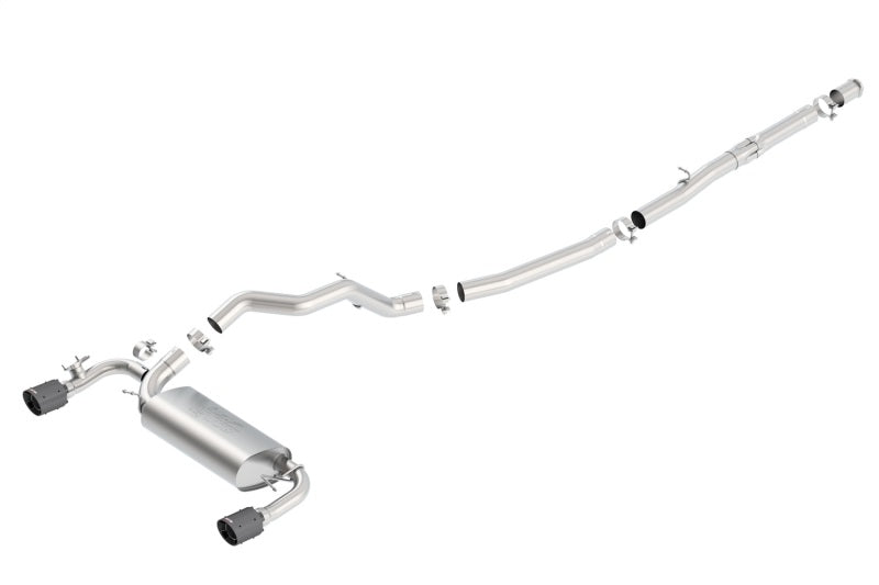 Borla 16-17 Focus RS Turbocharged 2.3L Single Split Exit ATAK Catback Exhaust - eliteracefab.com