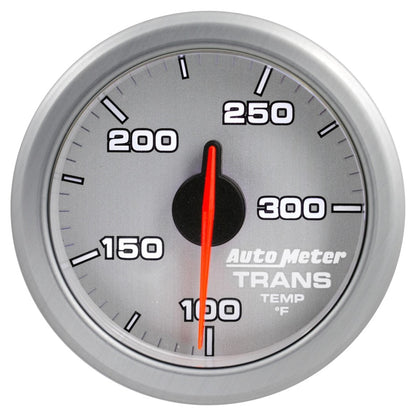 Autometer Airdrive 2-1/6in Trans Temperature Gauge 100-300 Degrees F - Silver 9157-UL