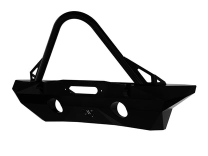 ICON 07-18 Jeep Wrangler JK Pro Series Mid Width Front Recessed Winch Bumper w/Stinger/Tabs ICON