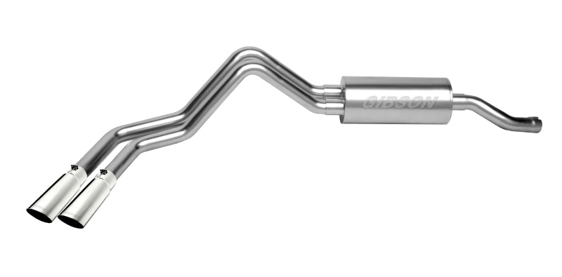 Gibson 01-05 Ford Ranger XL 2.3L 1.75in Cat-Back Dual Sport Exhaust - Aluminized - eliteracefab.com