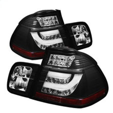 Load image into Gallery viewer, Spyder BMW E46 3-Series 02-05 4Dr Light Bar Style LED Tail Lights Black ALT-YD-BE4602-4D-LBLED-BK - eliteracefab.com