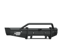 Load image into Gallery viewer, Road Armor 15-19 Chevy 2500 Vaquero Front Bumper w/Pre-Runner Guard 2in Receiver - Tex Blk