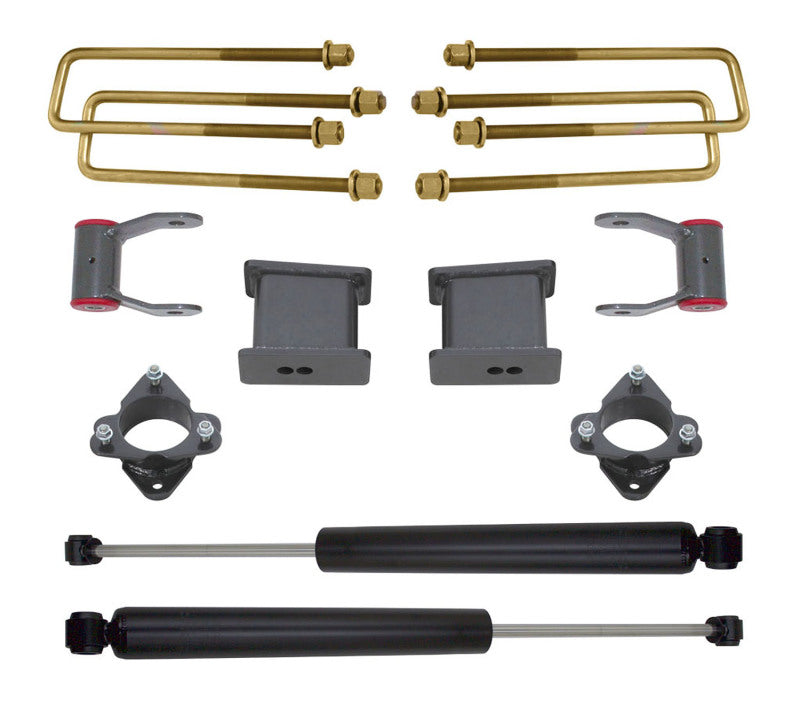 MaxTrac 16-18 GM C1500 2WD w/Stamped Steel/Alum. Susp. 4in Rear Lift Kit - eliteracefab.com